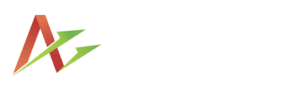 Alza Technologies Logo White