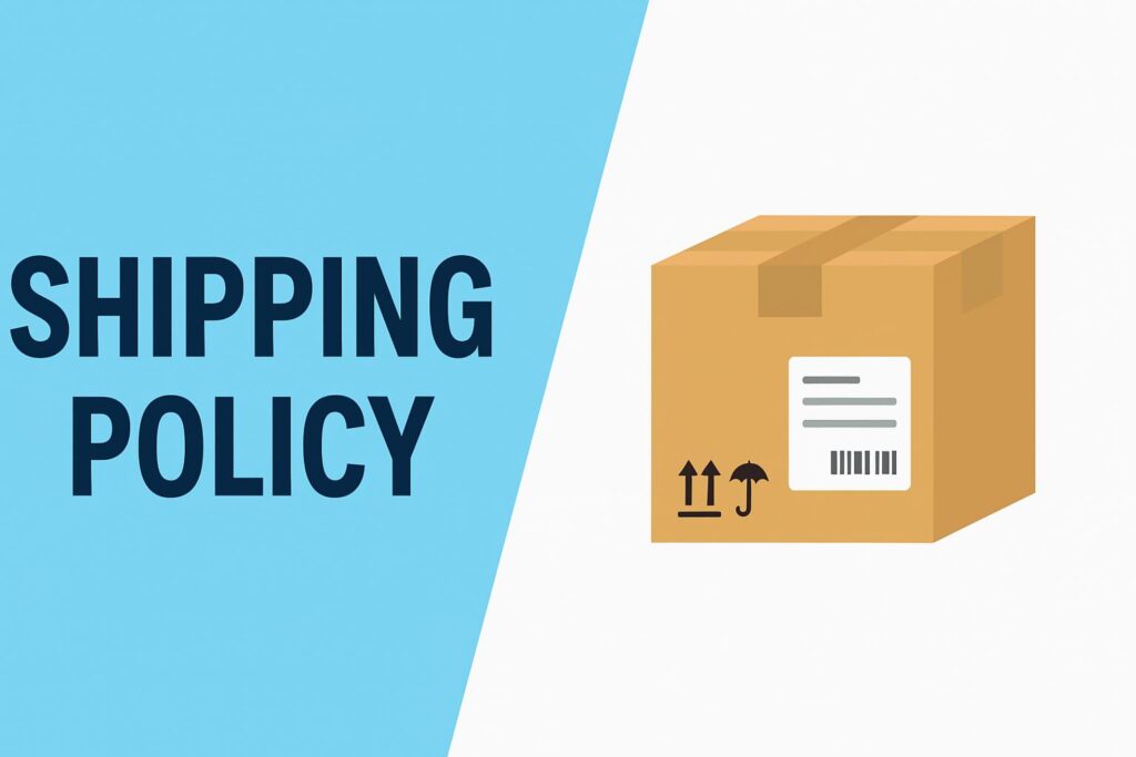 Alza Techs Shipping Policy